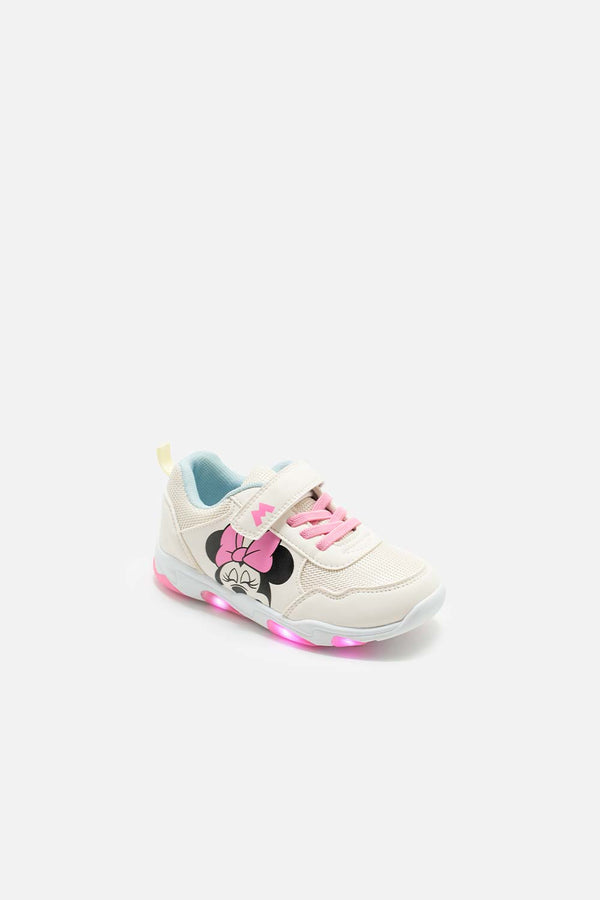 TENIS CON LUCES DE MINNIE MOUSE MULTICOLOR PARA NIÑA