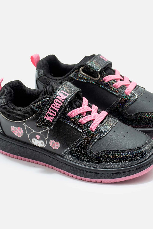 TENIS DE KUROMI NEGROS PARA NIÑA