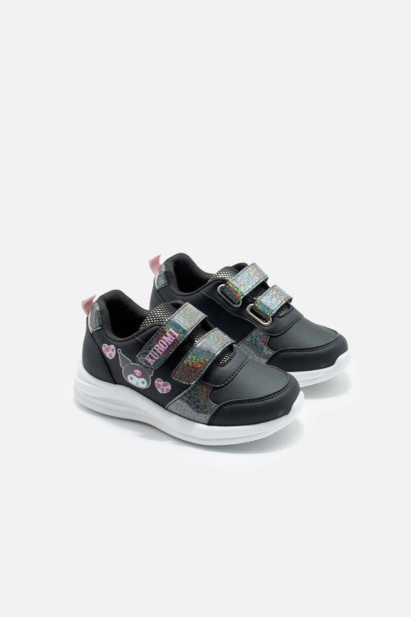 TENIS DE KUROMY NEGROS PARA NIÑA
