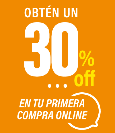 30% OFF de Descuento de Bienvenida