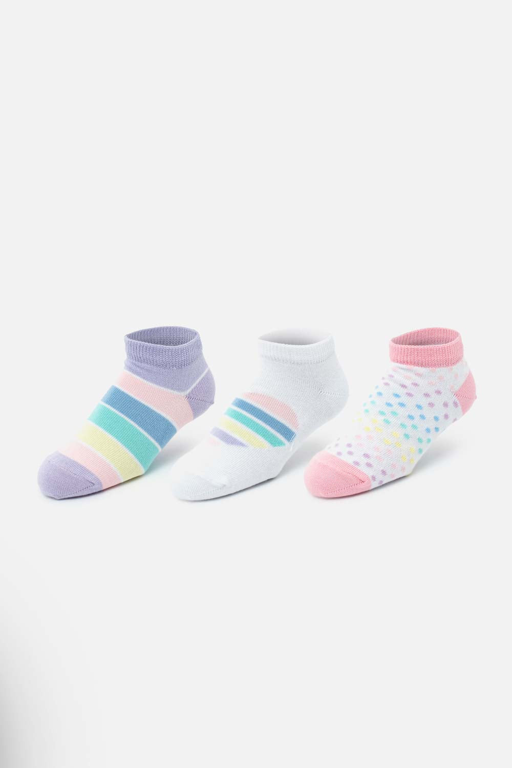 MEDIAS X3 DE MIC MULTICOLOR PARA NIÑA