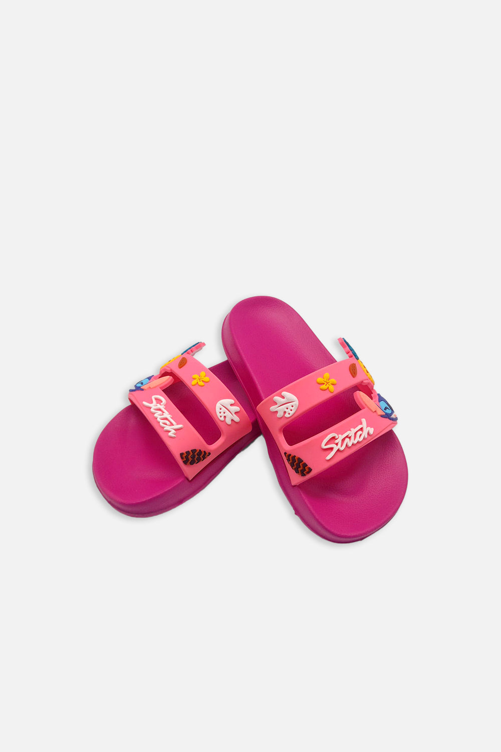 SANDALIAS DE STITCH ROSADAS PARA NIÑA