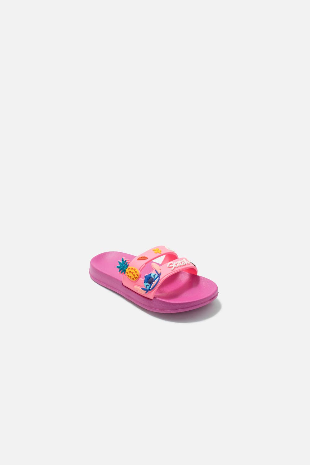 SANDALIAS DE STITCH ROSADAS PARA NIÑA