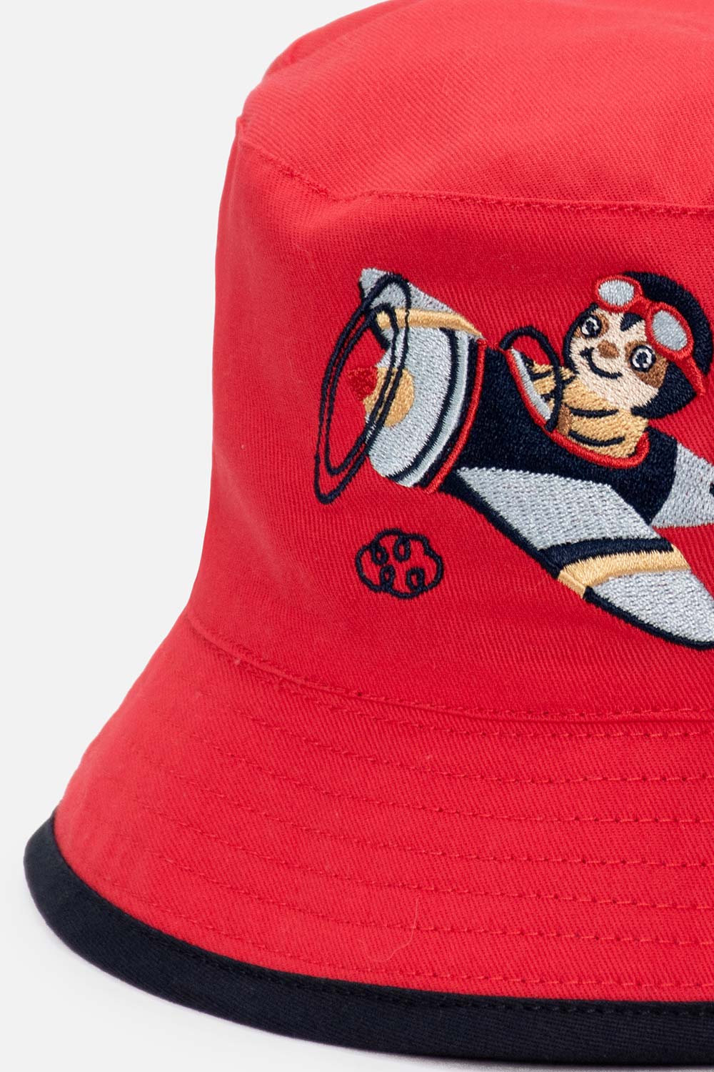 GORRO DE LITTLEMIC DOBLE FAZ ROJO Y AZUL PARA NIÑO 2T A 6T