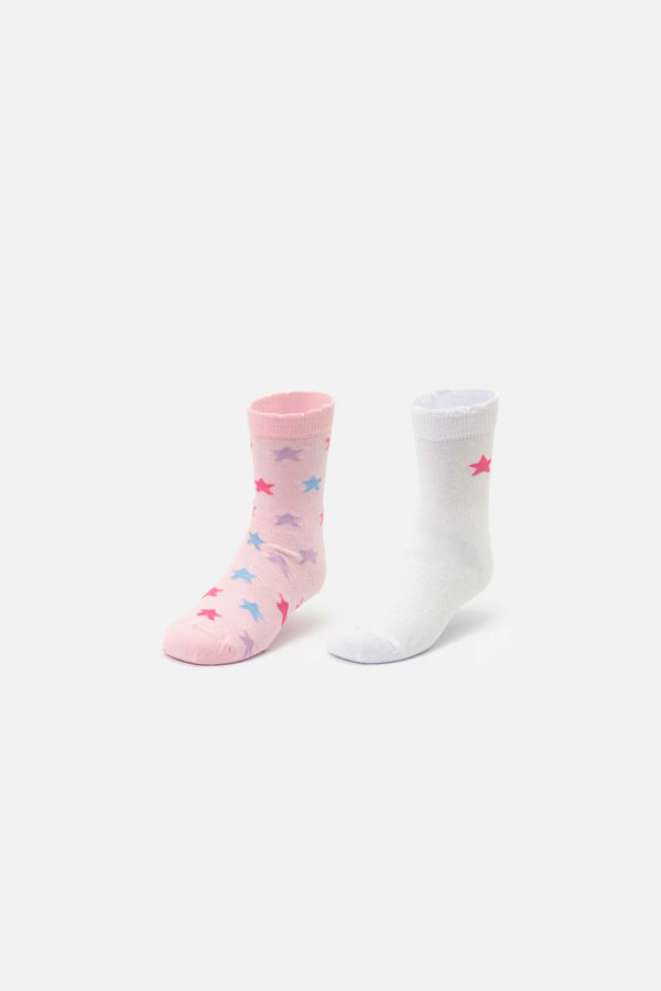 MEDIAS X2 DE MIC MULTICOLOR PARA NIÑA