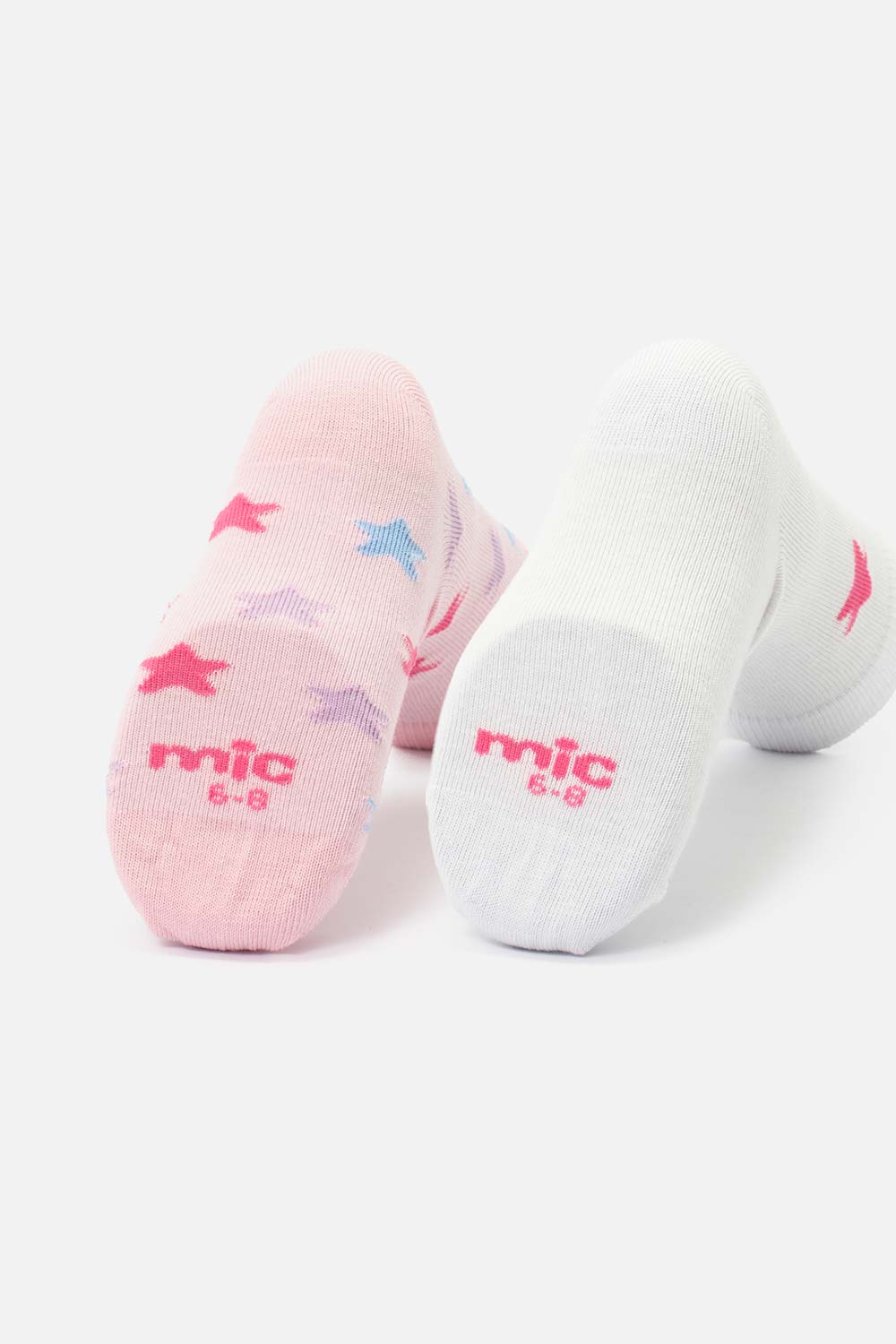 MEDIAS X2 DE MIC MULTICOLOR PARA NIÑA