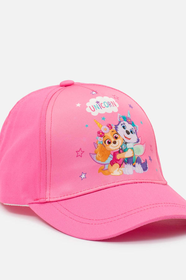 GORRA DE PAW PATROL ROSADA PARA NIÑA