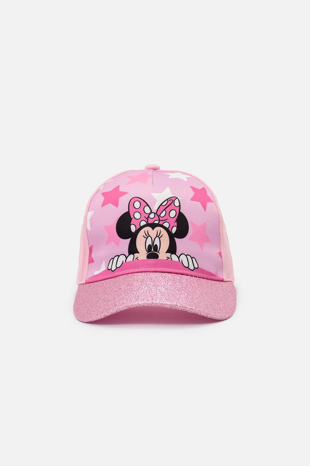 GORRA DE MINNIE MOUSE ROSADA PARA NIÑA
