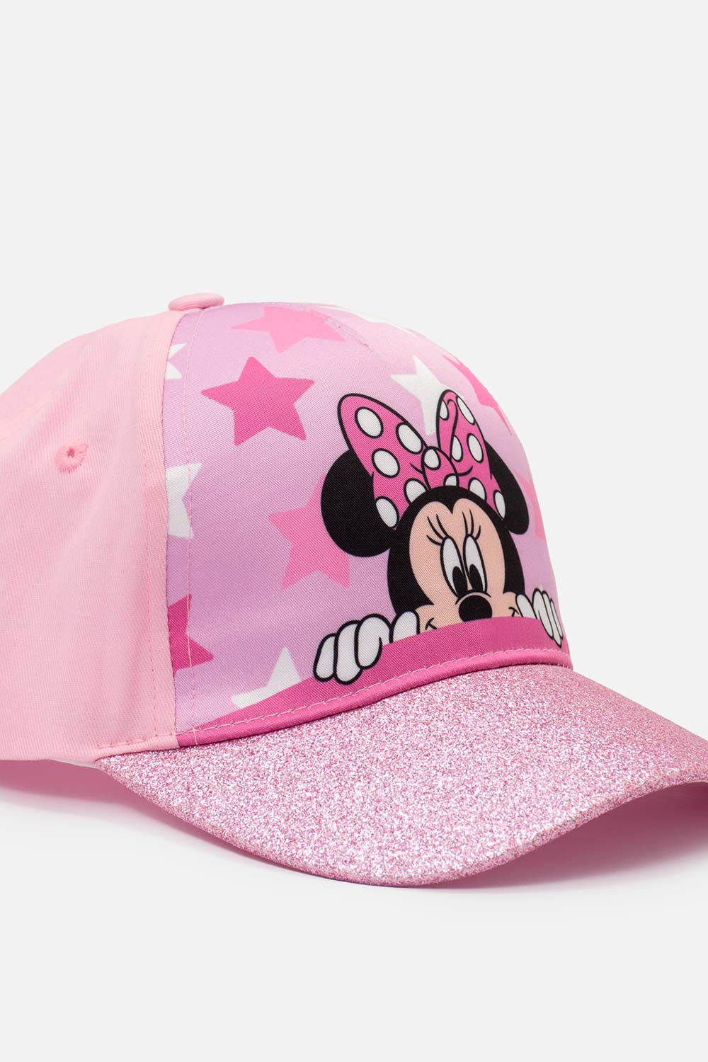 GORRA DE MINNIE MOUSE ROSADA PARA NIÑA