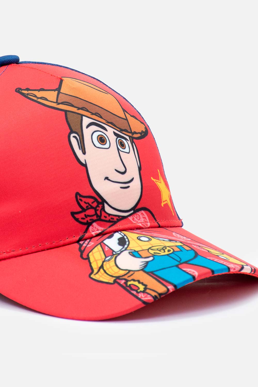 GORRA DE TOY STORY ROJO Y AZUL PARA NIÑO