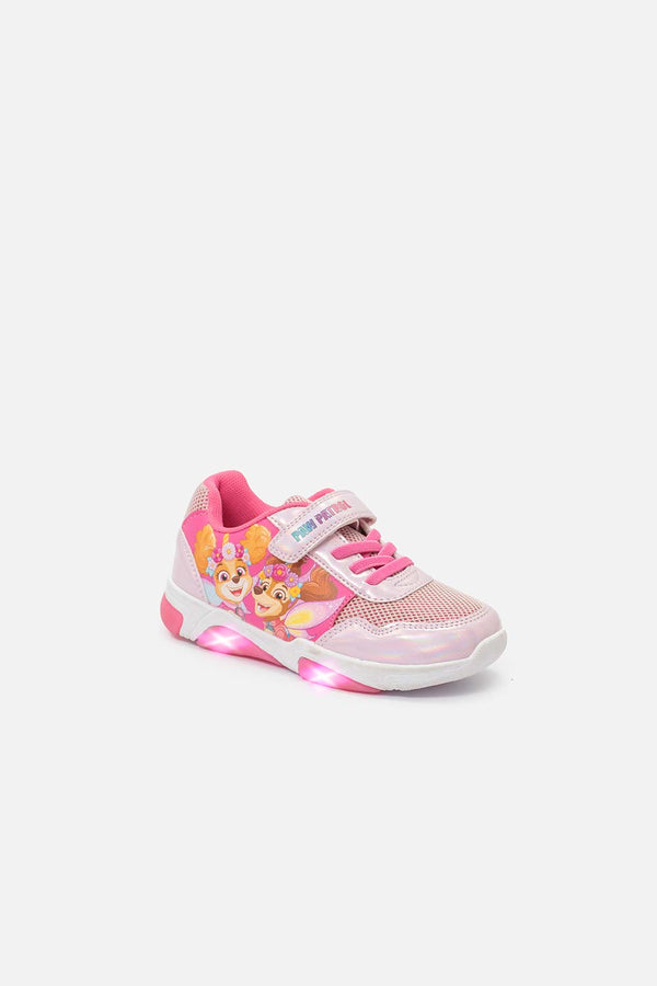 TENIS CON LUCES DE PAW PATROL MULTICOLOR PARA NIÑA