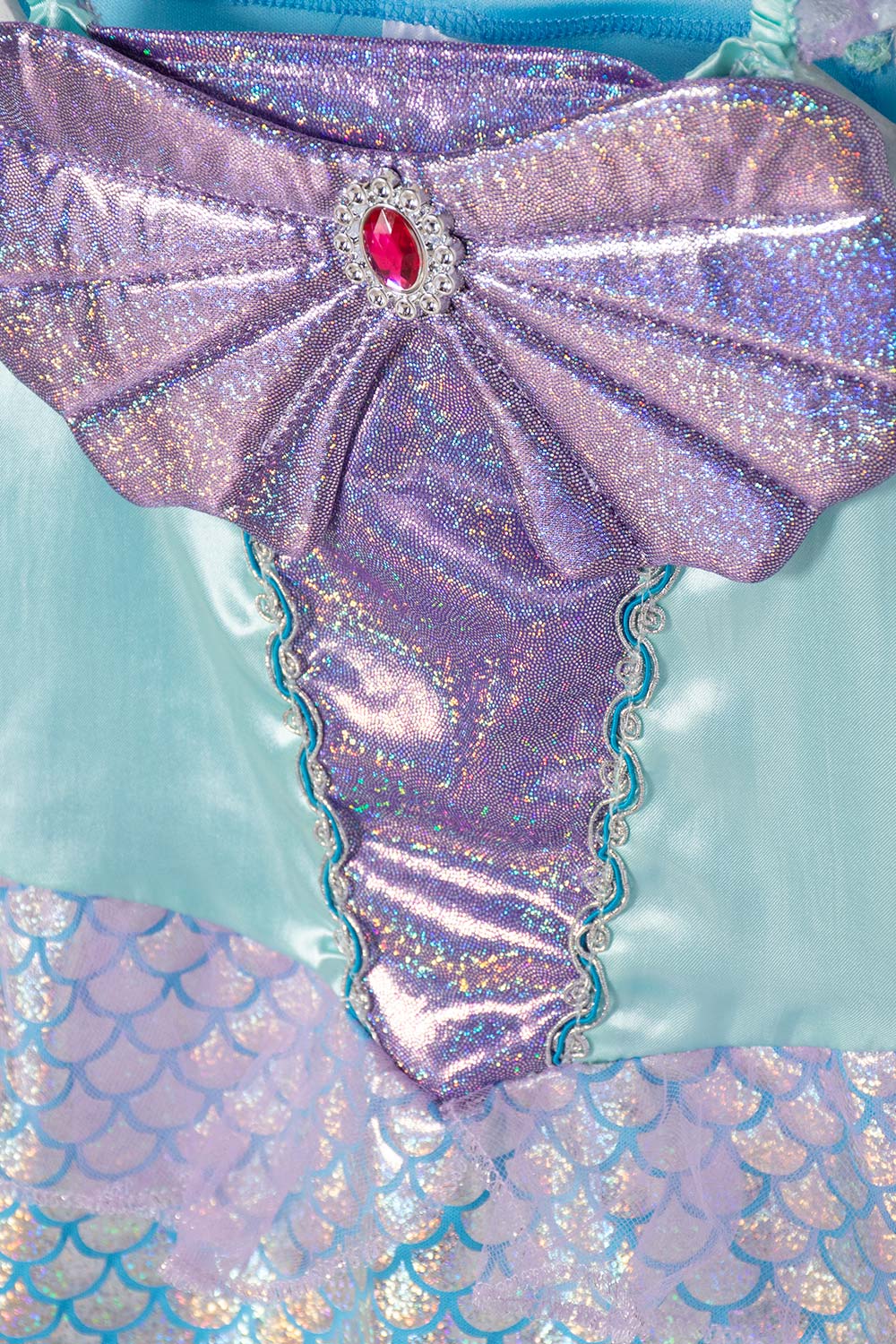 DISFRAZ SIRENA DE LITTLEMIC PARA NIÑA DE 3T A 4T